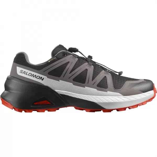  Herrenschuhe SALOMON SPEEDCROSS PEAK GORE-TEX SCHWARZ/CASTLEROCK/KIRSCHTOMATE 