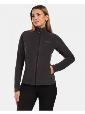 Fleece-Sweatshirt für Damen KILPI GLAMER-W ZL0210KI SCHWARZ