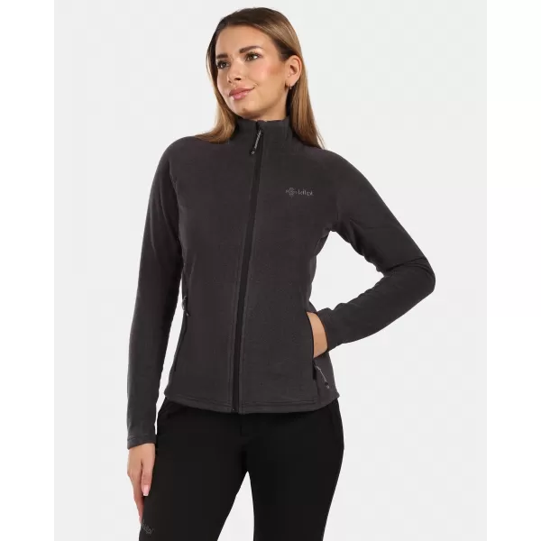  Fleece-Sweatshirt für Damen KILPI GLAMER-W ZL0210KI SCHWARZ 