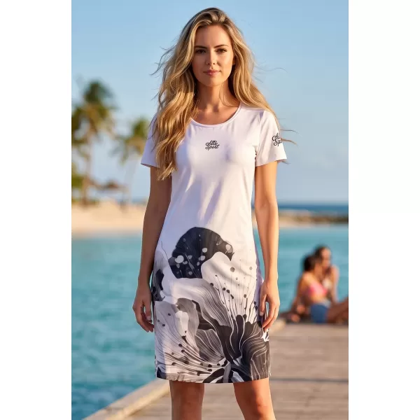  Erweitertes Premium-T-Shirt für Damen ALTISPORT VOJ/ALW090SAT02 WEIß 