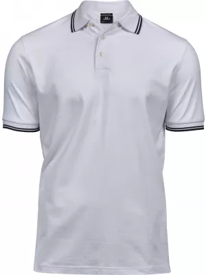 Herren-T-Shirt TEE JAYS | TJ 1407 WEIß/MARINE