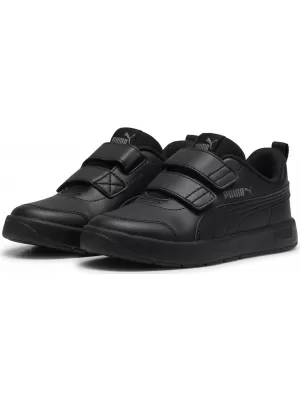 Babyschuhe PUMA COURTFLEX V3 V PS 39764201 PUMA SCHWARZ/SCHWARZ/GUSSEISEN