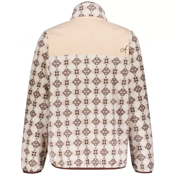  Fleece-Sweatshirt für Damen ALTISPORT GENESIS BEIGE 