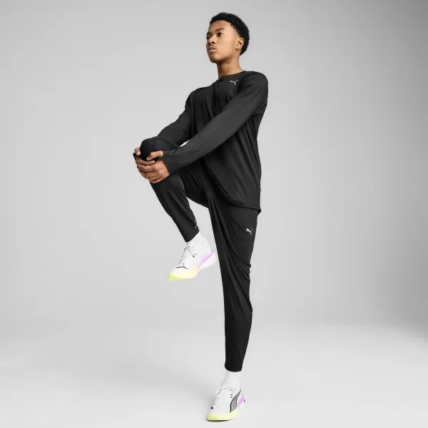  Hemd PUMA M RUN CLOUDPUN LONG SLEEVE 52662801 PUMA SCHWARZ 