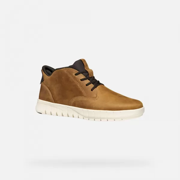  Herrenschuhe GEOX FLEXTRIDE PLUS G011460 HELLBRAUN 