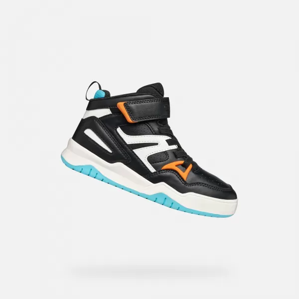  Turnschuhe für Jungen GEOX PERTH J567RA054FUC0038 SCHWARZ 