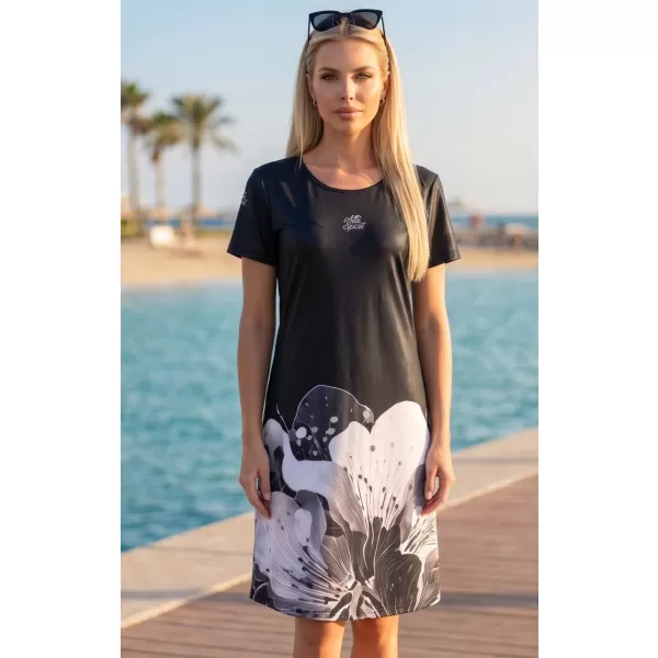  Erweitertes Premium-T-Shirt für Damen ALTISPORT VOJ/ALW090SAT02 SCHWARZ 