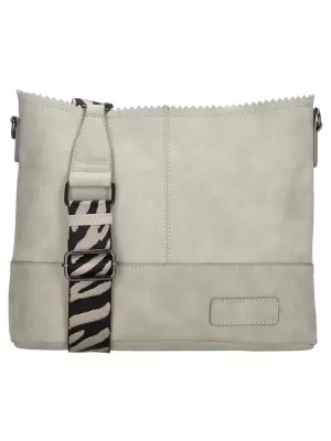 Handtasche ZEBRA TRENDS MEREL 20545 MITTELGRAU