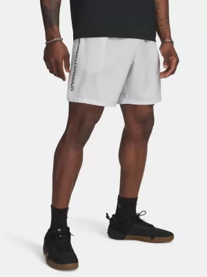 Herrenshorts UNDER ARMOUR UA TECH WOVEN WORDMARK SHORT 1383356-023 GRAU