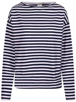 Damen-Sweatshirt TRESPASS THELMA MARINEBLAUER STREIFEN