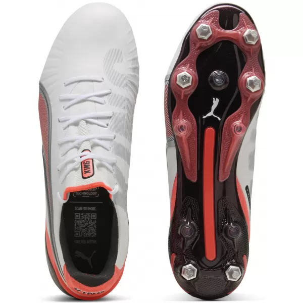  Herren Fußballstiefel PUMA KING ULTIMATE MXSG 10881701 PUMA WEIß/PUMA SILBER 