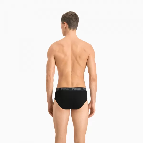  Herrenbekenntnisse PUMA BASIC BRIEF 2P 88910006 SCHWARZ/SCHWARZ 