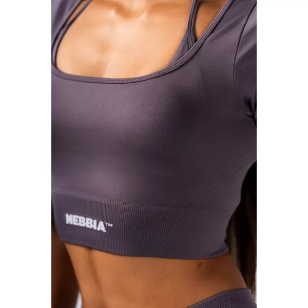  Formendes nahtloses Crop-Top FLOW SEAMLESS 499 DARK GREY Nebbia 