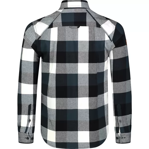  Flanellhemd NORDBLANC QUANTUM NBSSM8243 GRAU/GRÜN 