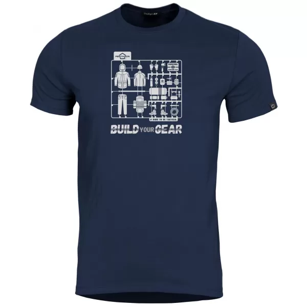  T-Shirt PENTAGON AGERON BUILD YOUR GEAR K09012 MITTERNACHTSBLAU 