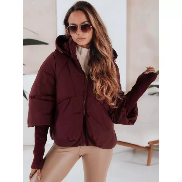  Damenjacke DSTREET TY5037 ROTWEIN 