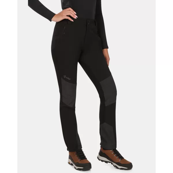  Softshellhose für Damen KILPI NUUK-W ZL0412KI SCHWARZ 