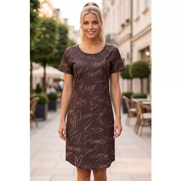  Erweitertes Premium-T-Shirt für Damen ALTISPORT VOJ/ALW084SAT02 BRAUN 