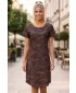 Erweitertes Premium-T-Shirt für Damen ALTISPORT VOJ/ALW084SAT02 BRAUN