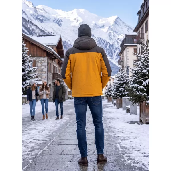  Herren-Winterjacke ALTISPORT GOLDWIN SENF 