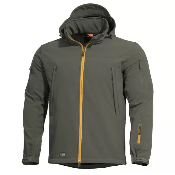  Jacke PENTAGON ARTAXES ESCAPE SOFT-SHELL JACKET K08035 GRINDLE GRÜN 