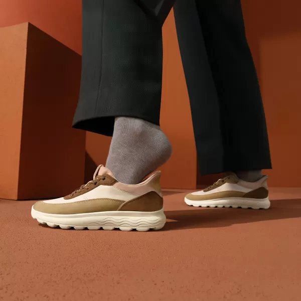  Damen-Sneaker GEOX SPHERICA PLUS G009588 BEIGE 