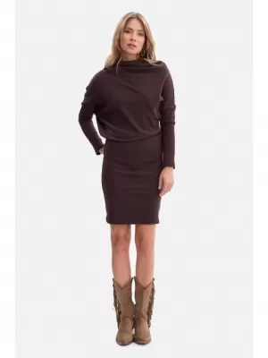 Kleid BEWEAR B309 DUNKLE SCHOKOLADE
