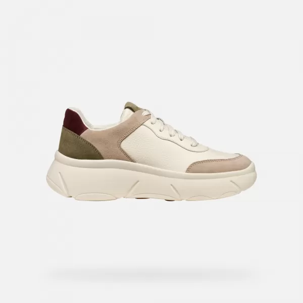  Damen-Sneaker GEOX NEBULA 2.0 G009658 CREMIG 