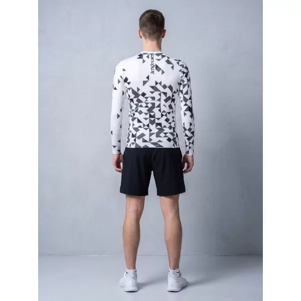  Hochwertiges funktionelles Kompressionsshirt für Herren ALTISPORT VOJ/ALM108TR03 WEIß 