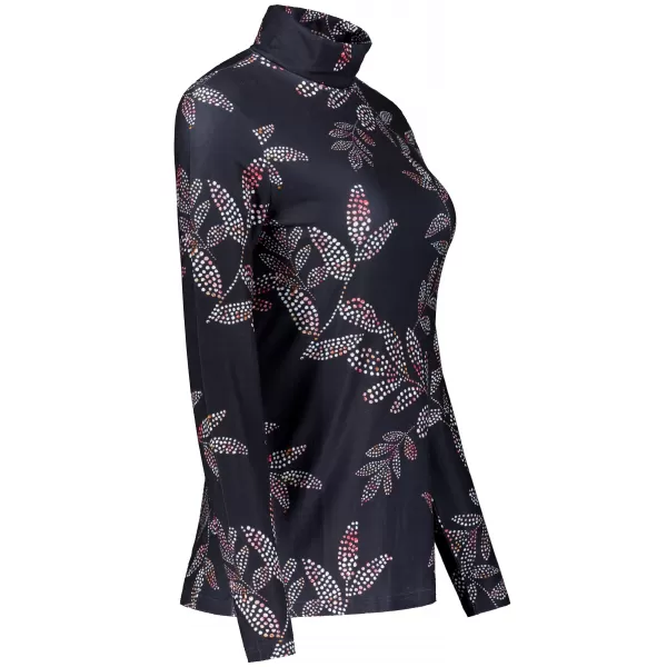  Rollkragenpullover für Damen ALTISPORT GERDA SCHWARZ 