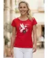 Frauen t -Shirt mit kurzen Ärmeln ALTISPORT ALW192122 ROT