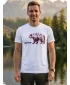 Herren t -Shirt mit kurzen Ärmeln ALTISPORT ALM193129 WEIß