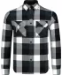 Flanellhemd NORDBLANC QUANTUM NBSSM8243 GRAU/GRÜN