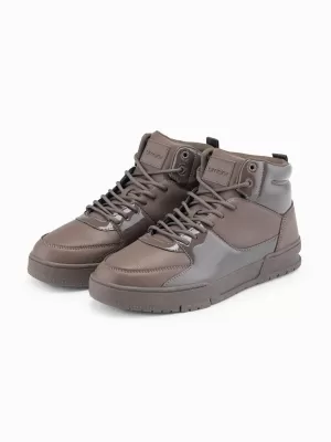 Herrenschuhe OMBRE OM-FOSH-0178 DUNKELBRAUN