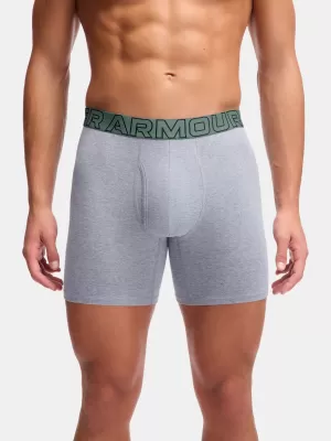Herren-Boxershorts UNDER ARMOUR M UA PERF COTTON (3KS) 1383889-035 JASPISBLAU