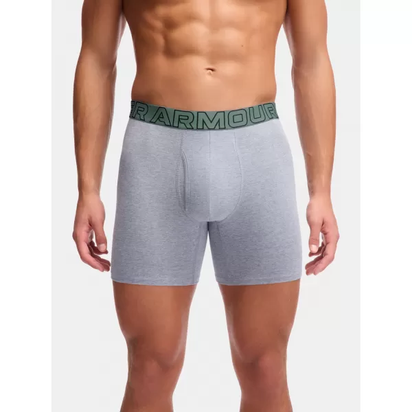  Herren-Boxershorts UNDER ARMOUR M UA PERF COTTON (3KS) 1383889-035 JASPISBLAU 
