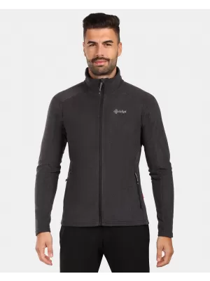 Fleece-Sweatshirt für Herren KILPI GLAMER-M ZM0208KI SCHWARZ
