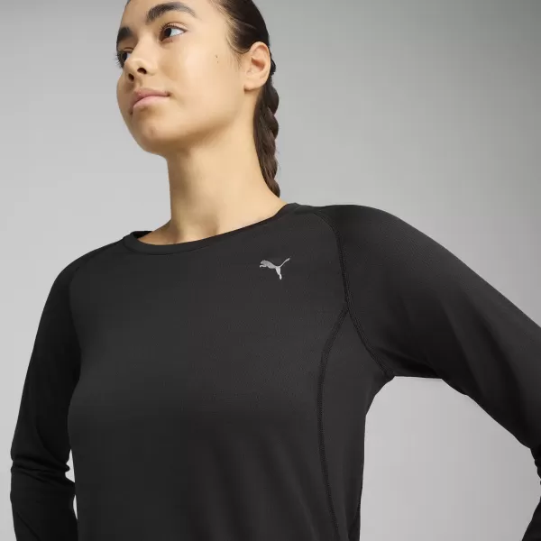  Hemd PUMA W RUN VELOCITY LONG SLEEVE (POLY) 52658101 PUMA SCHWARZ 