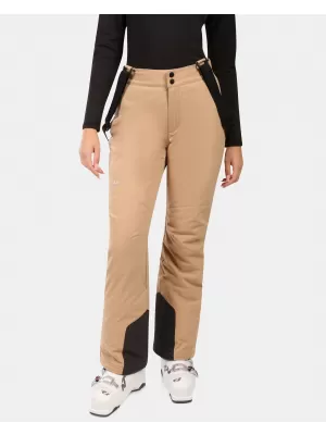 Skihose für Damen KILPI ELARE-W ZL0404KI BEIGE