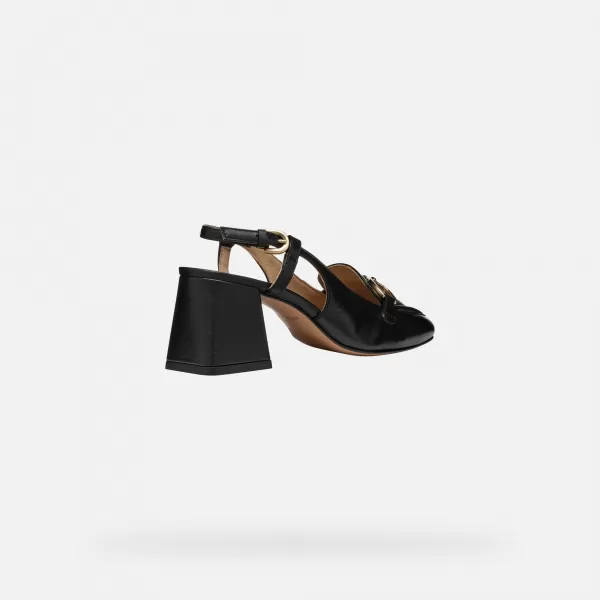  Damenschuhe mit Absatz GEOX CORONILLA SCHWARZ 