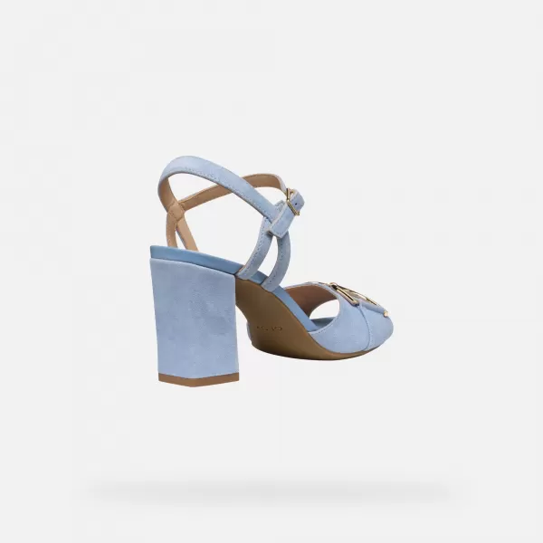  Damensandalen GEOX NEW ERAKLIA 80 HELLBLAU 