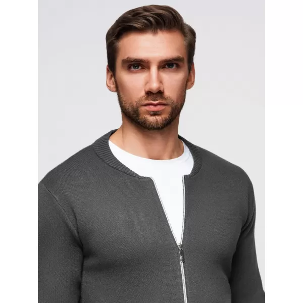  Herrenpullover OMBRE OM-SWZS-0146 GRAPHIT 