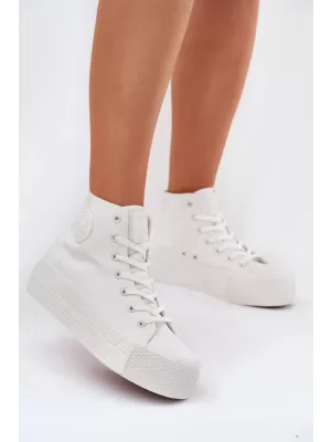 Damen-Sneaker BIG STAR RR274743 WEISS Big Star Shoes