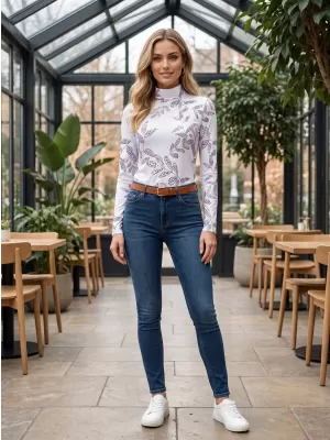 Damen-T-Shirt ALTISPORT GERDA WEIß