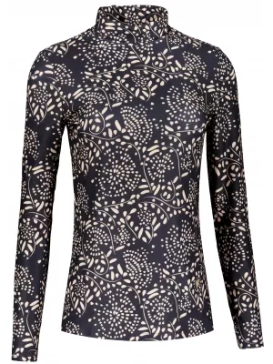 Damen-T-Shirt KIXMI VENUS SCHWARZ/BEIGE