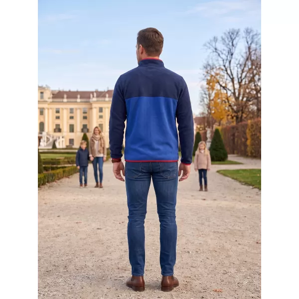  Fleece-Sweatshirt für Herren ALTISPORT GARM BLAU 