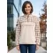 Fleece-Sweatshirt für Damen ALTISPORT GEMMY BEIGE