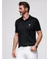 Herren t -Shirt mit einem Kragen OMBRE OM-POSS-0150 SCHWARZ
