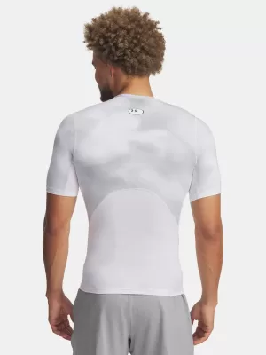 Herren-T-Shirt UNDER ARMOUR UA HG ARMOUR PRINTED SS 1383321-101 WEIß