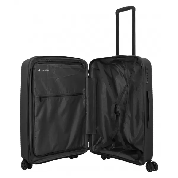  Koffer TRAVELITE Air Stripe M SCHWARZ 